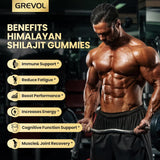 Gomitas de Shilajit Himalayo con Ashwagandha, 60u