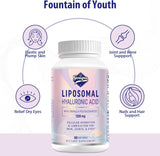 Suplementos de ácido hialurónico liposomal de 1000 mg