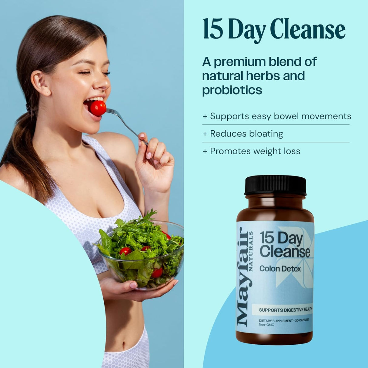 Suplemento dietético 30 cápsulas laxante natural