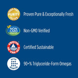Vitaminas suave 90 geles suaves aceite de pescado