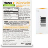 Suplemento Vitron-C -de hierro - 125 mg  65 mg de fuerza