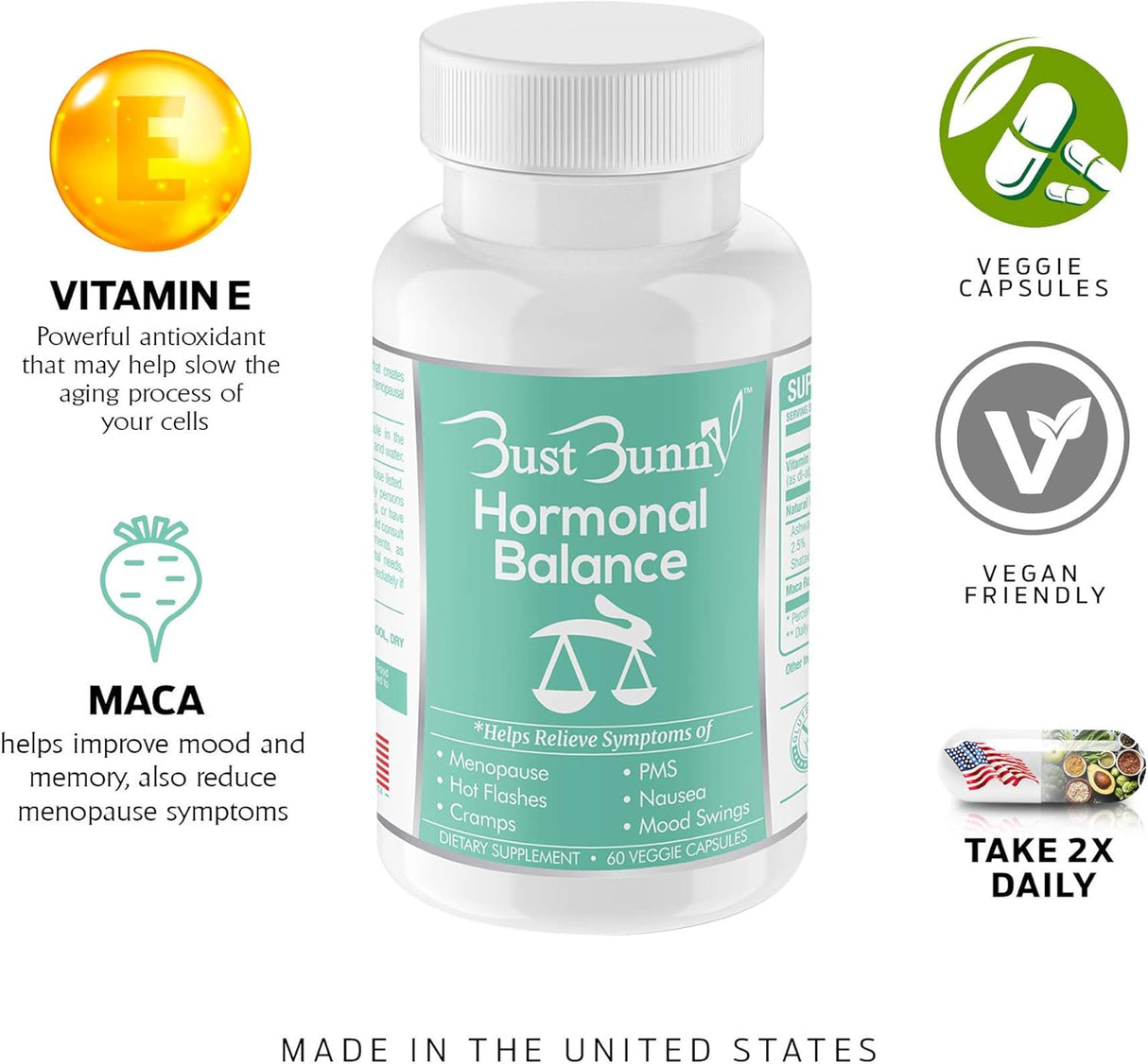 Alivio de la menopausia y el síndrome premenstrual Bust Bunny