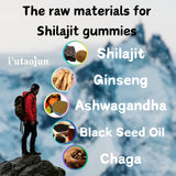 Shilajit Gummies 1000mg con Ashwagandha y más