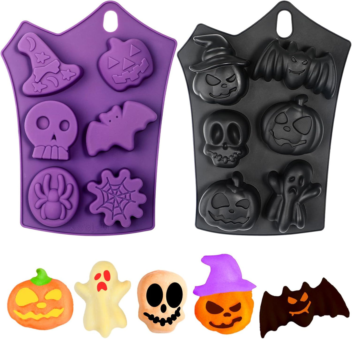 Moldes para Cake Pops Halloween Webake, Silicona, Pack de 2