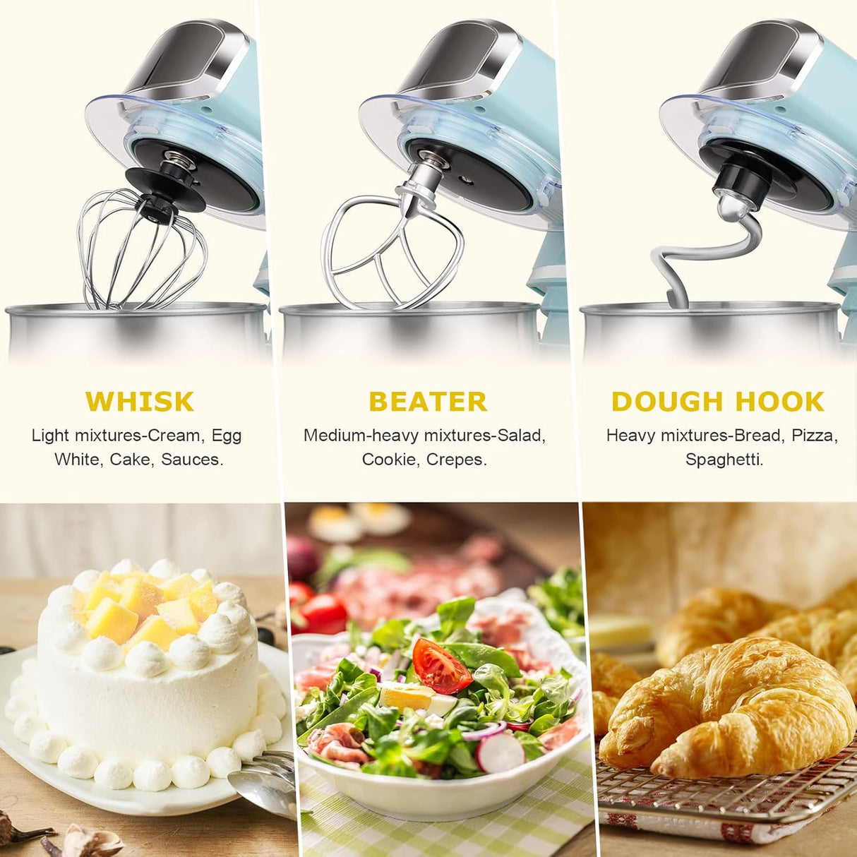 Batidora de Cocina Kitchen in the Box 3.2Qt, 6 Velocidades