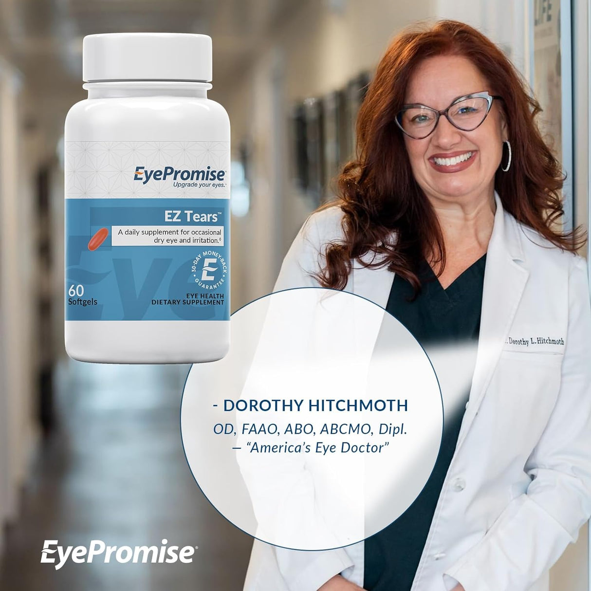 Suplemento  para aliviar los ojos secos - Omega-3 y 8