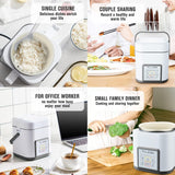Mini Olla Arrocera TLOG 2.5 Tazas, Multi-cooker, 1.2L