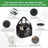 Transportín grande para 2 gatos, Oeko-TEX, aprobado TSA, modelo 20 lbs