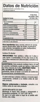 Suplemento Vino Carne Hierro 16 Fl oz. Paquete de 2