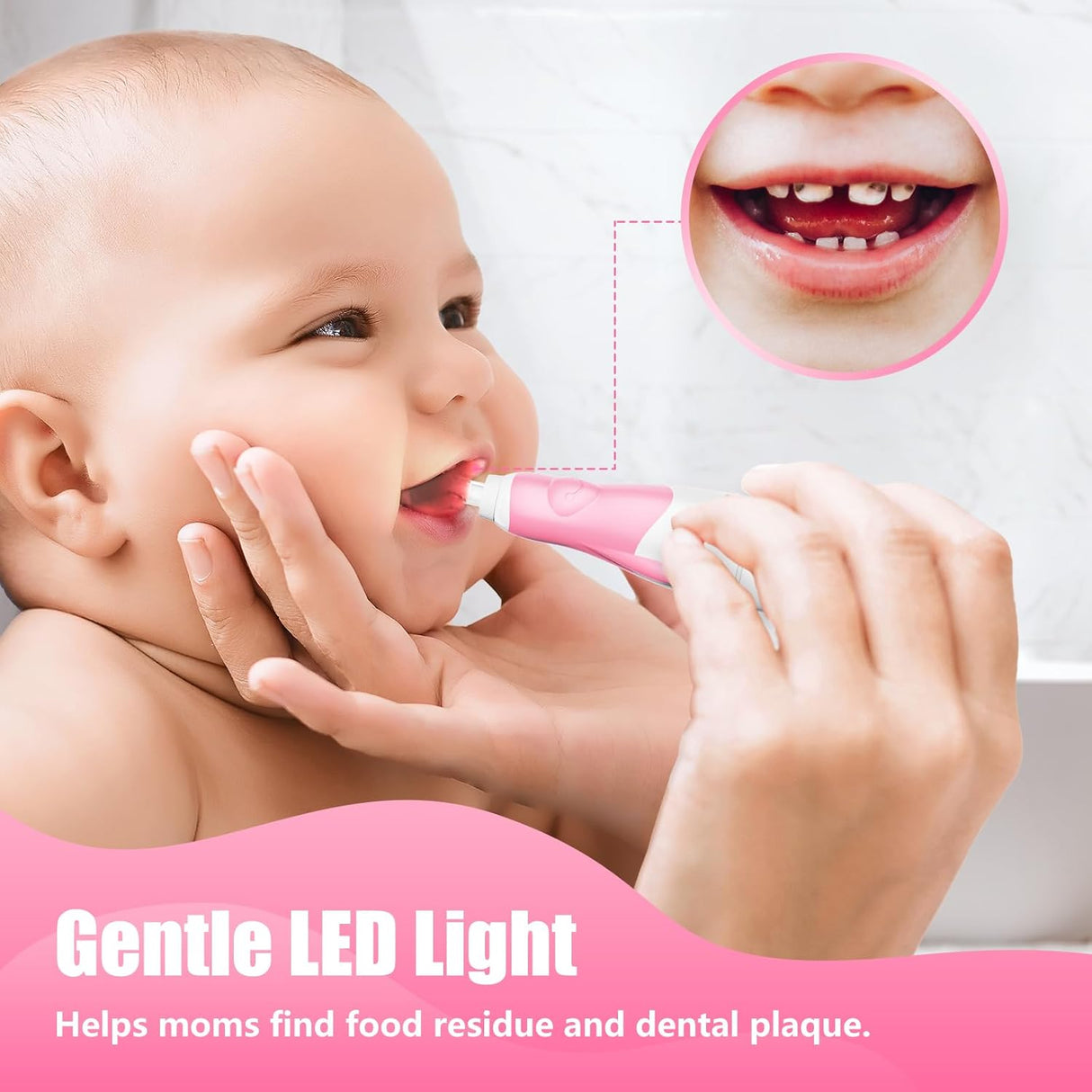 Cepillo de dientes eléctrico DADA-TECH para niños 1-3 años