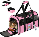 Transportín Suave Oeko-TEX para Gato y Perro Pequeño - Aprobado TSA