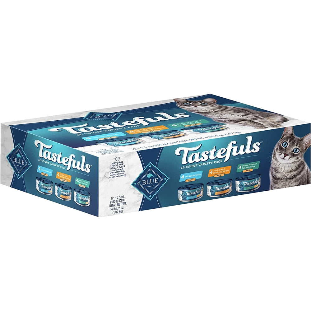 Alimento para gatos 12 unidades 4 de cada uno pollo, pavo