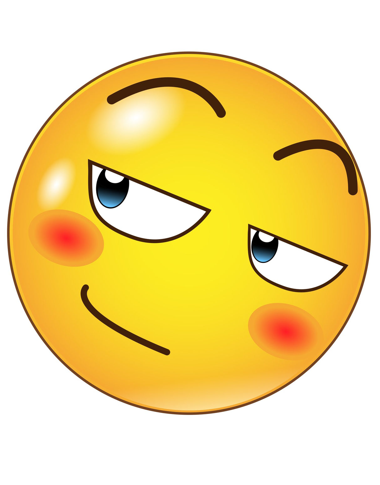 Adhesivo gráfico de pared con 12 caras grandes de Emoji