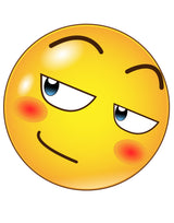 Adhesivo gráfico de pared con 12 caras grandes de Emoji