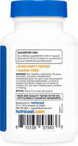 Nutricost R-5-P Vitamina B2 50MG 120 Cápsulas Veganas