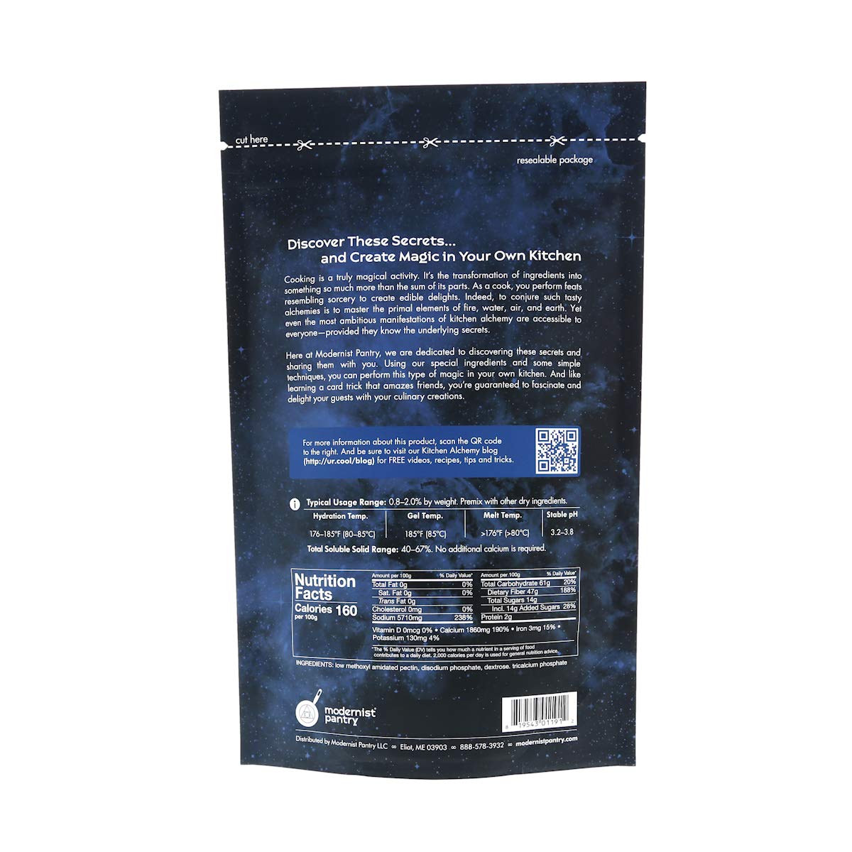 Pectina NH Vegana Sin Gluten 400g/14oz