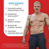 Sheer Strength Suplemento de óxido nítrico  la energía