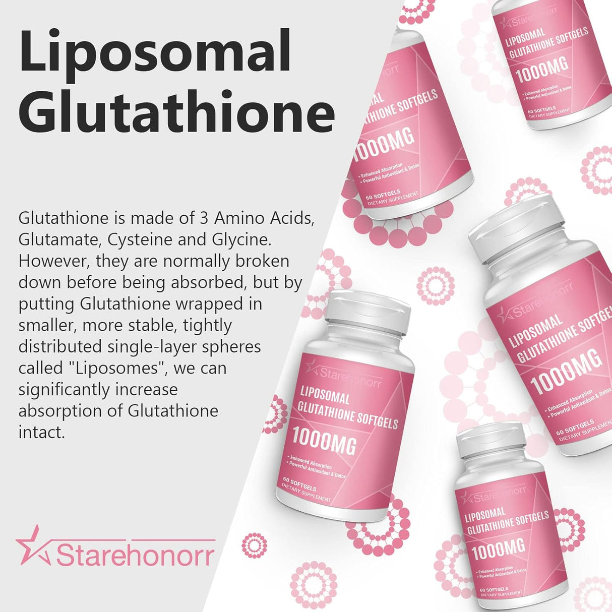 Suplementos Alimenticios Cápsulas blandas de glutatión