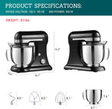 Mezcladora de Cocina, Marca X, 12 Velocidades, 5.3 QT