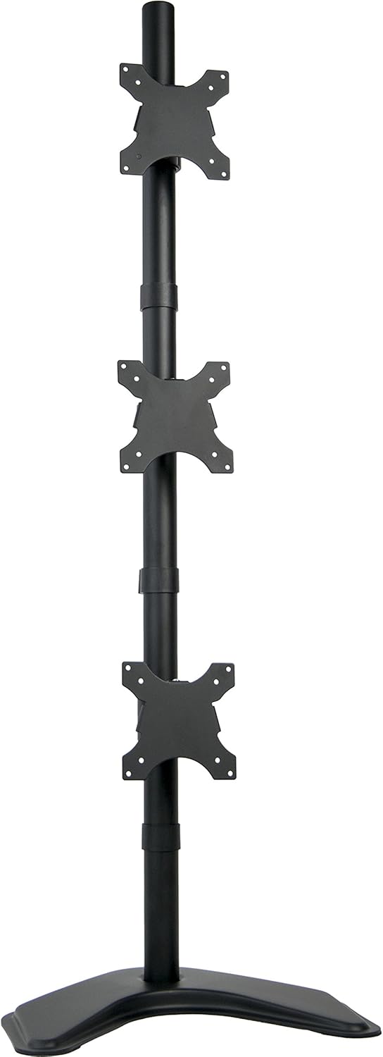 Soporte de Monitor Triple VIVO Ajustable para 3 Pantallas STAND-V003D