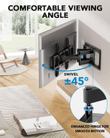 Soporte de pared Pipishell para TV de 42-85, brazos articulados
