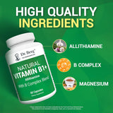 Complejo de Vitaminas B1, B6, B12 para Hombres y Mujeres