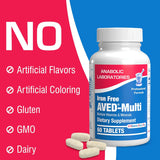 Multivitamínico diario sin hierro para hombres y mujeres