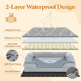 Cama ortopédica para perro PAWZ Road, lavable, tamaño grande