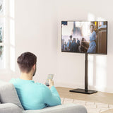Soporte de TV de suelo con toma de corriente WALI