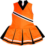 Disfraces de animadora para niñas talla S naranja y negro