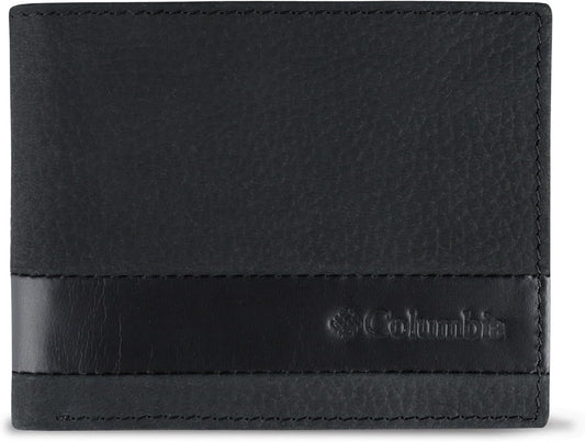 Billetera Bifold Columbia con Varios Slots y Ventana para ID