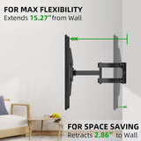 Soporte de TV USX, Articulado, 37-82, 132lbs, VESA 600x400