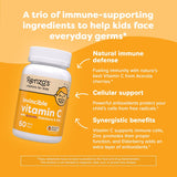 Vitamin C para niños Renzo, con Elderberry y Zinc, 60 pastillas