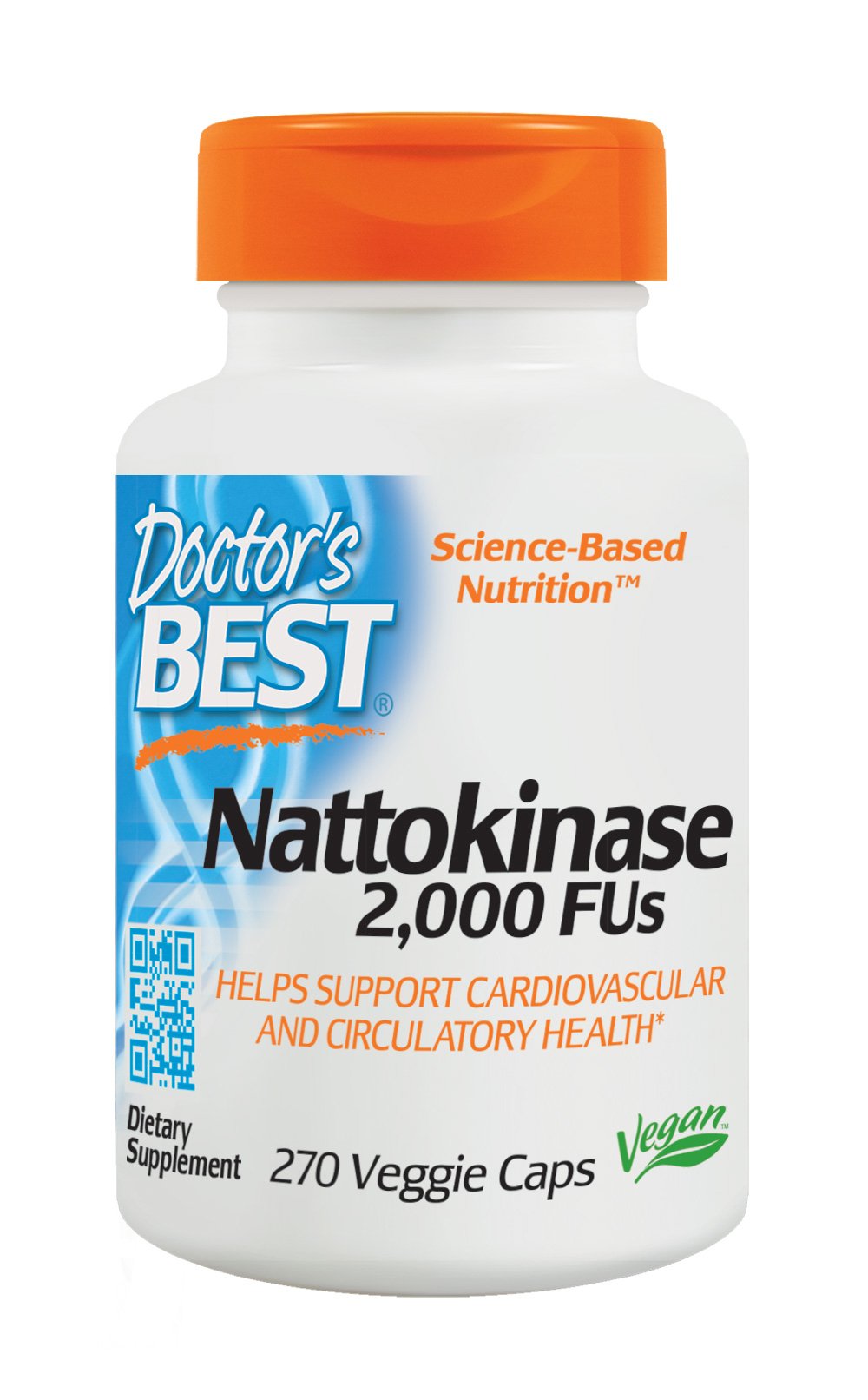 Best Nattokinase, Sin OGM, Vegano, Sin Gluten,