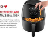 Freidora de aire CHEFMAN 3.6 Qt, digital, fácil de usar, incluye recetario