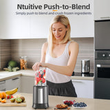 Licuadora Smoothie 1300W, 2 Botellas Portátiles BPA-Free