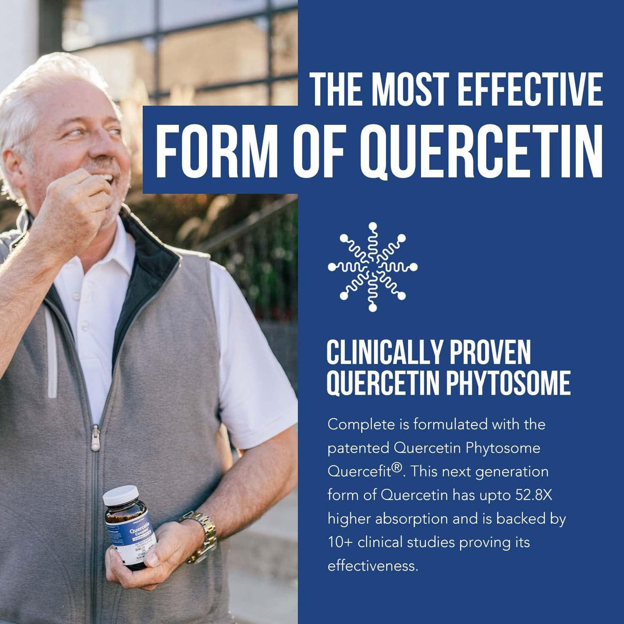 Quercetina Fitosoma de Absorción con Bromelina Zinc y Vit C