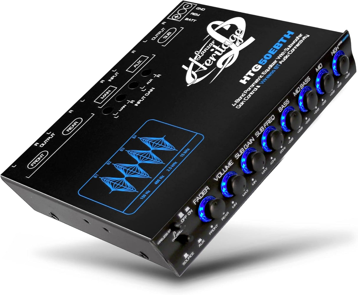 Ecualizador paramétrico inalámbrica Lanzar HTG50EBTH