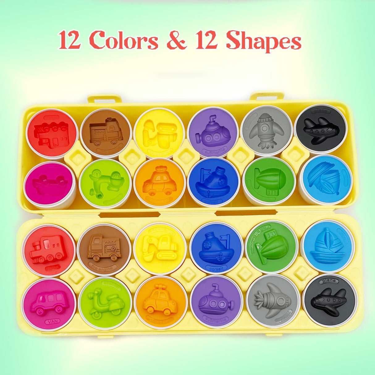 Conjunto de Huevos de Juego - Juguetes Educativos para Niños - Vehículos