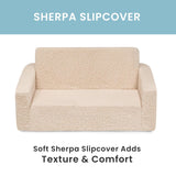 Silla convertible en cama para niños, color crema