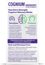Suplemento Natrol Cognium Memoria Extra Fuerte 200mg, 60 Tab.