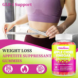 Suplemento para control de apetito, Apple Cider Vinegar, 60 gomitas