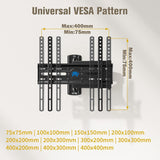 Soporte de TV Montaje, Mounting Dream, Articulado VESA 400, MD2377