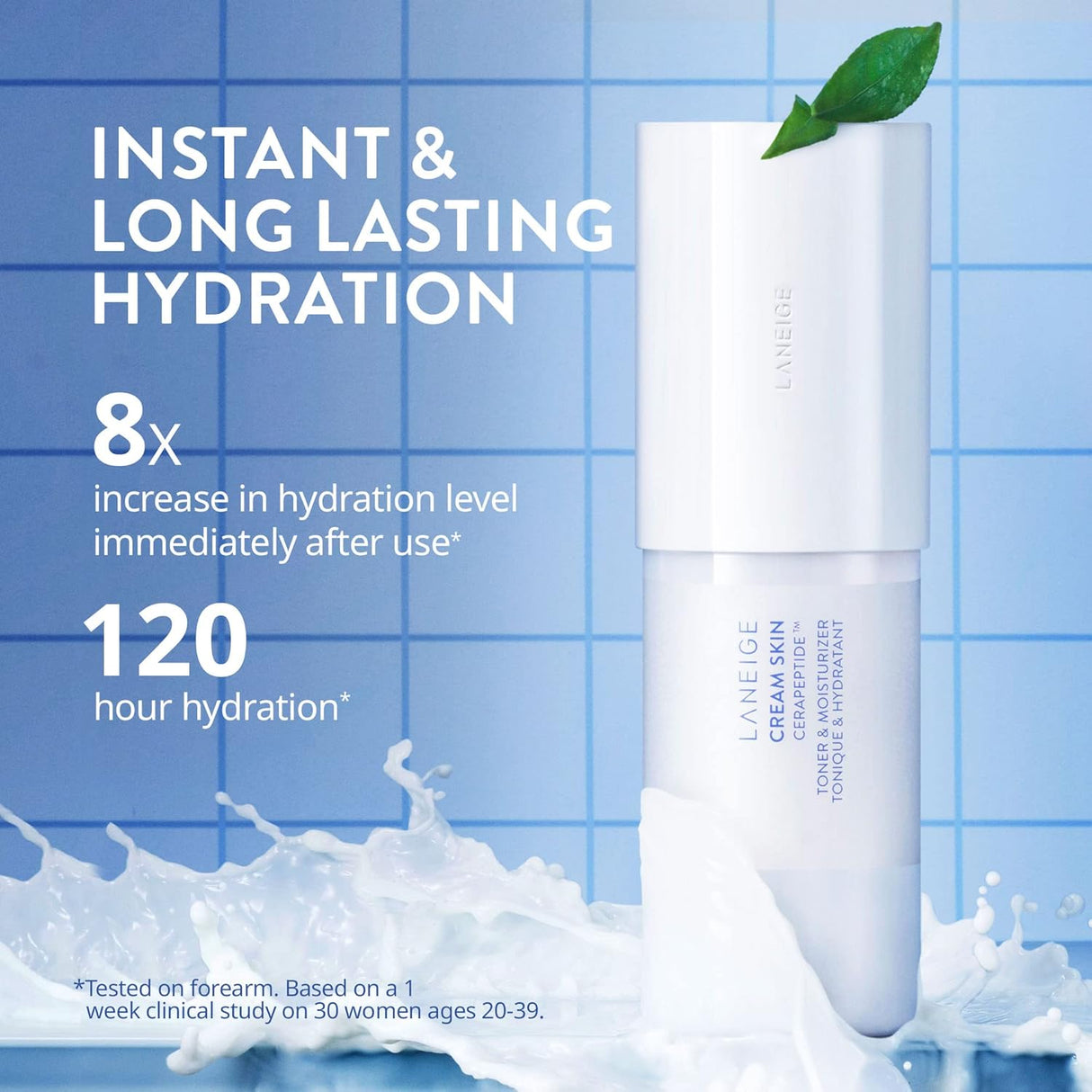Tónico e hidratante LANEIGE para la piel en crema