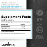 Suplementos Nitric Oxide Booster  L-Arginine  120 Capsules