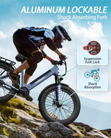 Bicicleta eléctrica Samoyed 960W, 48V 15AH, 60 millas, 26