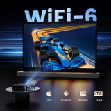 Proyector portátil ONOAYO 4K, Wifi 6, Netflix, 800 ANSI, 1080P