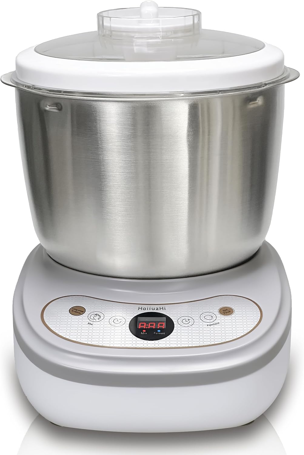 Amasadora con fermentación, 6.6Qt, acero, panel táctil