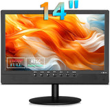 Televisor 14 con Tuner ATSC, puertos HDMI/USB, 12V, modelo X