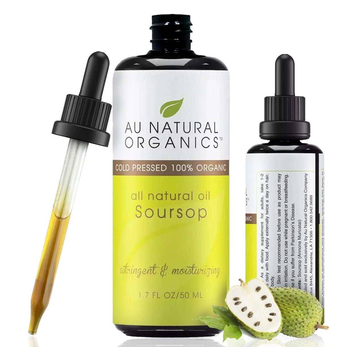 Aceite de Soursop Graviola 1.7 fl oz | Acne, Crecimiento Capilar